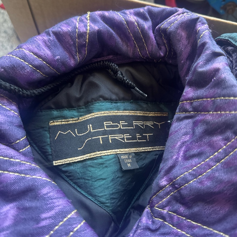 Mulberry Street Women's Purple Puffer Jacket